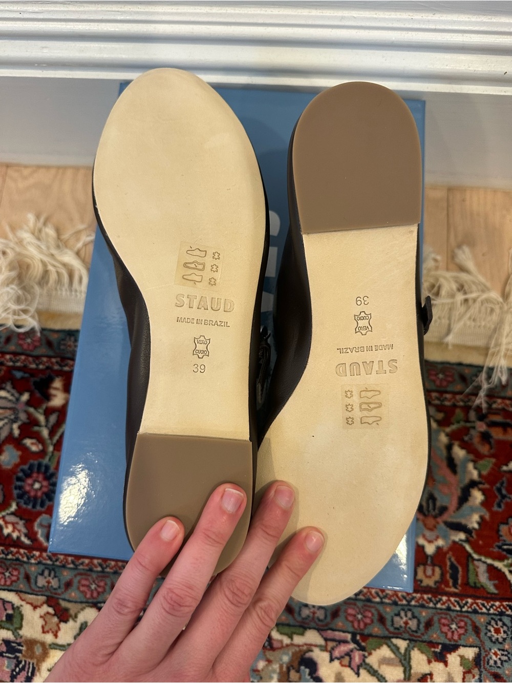 Staud Alba Mary Jane Flats | Espresso | Size: 39 - Picture 7 of 7